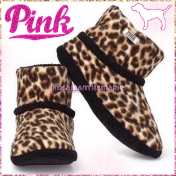 VS PINK Rare Leopard Booties - Picture 12 of 14